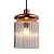 Pendente Tule 15cmx22cm 1xE14 Bolinha Max 4W Rose Gold HM013E - Imagem 1
