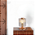 Abajur Tule 15cmx24cm 1xE14 Bolinha Max 4W Rose Gold HM014E - Imagem 2