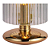 Abajur Tule 15cmx24cm 1xE14 Bolinha Max 4W Dourado Transparente HM014G - Imagem 5
