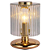 Abajur Tule 15cmx24cm 1xE14 Bolinha Max 4W Dourado Transparente HM014G - Imagem 1