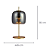 Abajur Led Mia 10W 3000K 300Lm 26cmx56cm Dourado Fume HM016GS - Imagem 4