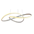 Pendente Led Atom 36W 3000K 1188Lm 63cmx15cm Branco HM019W - Imagem 1