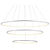 Pendente Led Birdie 39W 3200K 3120Lm 80cmx42cm Branco KW002W - Imagem 1