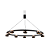 Pendente Led Oto 5W 3000K 2400Lm 82cmx6cm Rose Gold KW005 - Imagem 1