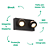 Arandela Led Oto 5W 3000K 600Lm 10cmx20cmx10cm Rose Gold KW007 - Imagem 3