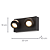 Arandela Led Oto 5W 3000K 600Lm 10cmx20cmx10cm Rose Gold KW007 - Imagem 4