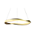 Pendente Led Mobius 24W 3000K 1920Lm 60cmx3cm Dourado MOB1PD01DR060 - Imagem 1