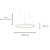 Pendente Led Nimbus 80W 3000K 7200Lm 100cmx5,6cm Branco NIM1PD01BR100 - Imagem 4