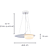 Pendente Led Nobile 3000K 600Lm 42cmx10cm NOB1PD01OW042 - Imagem 4