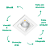 Spot Led Arkitek 5W 3000K 5cmx5cmx5cm Branco NS1013 - Imagem 3