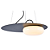Pendente Led Nobile 12W 3000K 600Lm 42cmx10cm Preto Opalino NOB1PD01PT042 - Imagem 1
