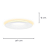 Spot Led Arkitek 11cmx9cm Branco 9W NS1022 - Imagem 4