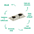 Spot Led Arkitek 8cmx16cmx11cm Branco 9W 3000K NS1035 - Imagem 3