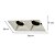 Spot Led Arkitek 8cmx16cmx11cm Branco 9W 3000K NS1035 - Imagem 4