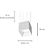 Pendente Led Arkitek 10,5cmx10,5cmx10cm 9W 3000K NS1060W - Imagem 4