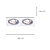 Spot Ecco Embutir 2xE27 Par20 Max 50W Prata NS5202A - Imagem 4