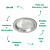 Spot Fit Embutir 1xG9 Max 40W Prata NS5900A - Imagem 3
