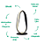 Abajur Led Flow 18cmx38cm 12W 3000K 600Lm SB006 - Imagem 3