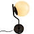 Abajur Viva 17cmx49cm 1xE27 Bolinha Max 5W Branco Cromo Negro SQ007B - Imagem 5