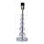 Base Para Abajur 14cmx39cm 1xE27 Bulbo Max 40W Cromado TE0127 - Imagem 1