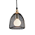 Pendente Copper 17,5cmx23,5cm 1xE27 Bulbo Max 40W Preto Dourado XN002G - Imagem 1