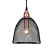 Pendente Copper 18cmx23cm 1xE27 Bulbo Max 40W Cobre Preto XN002 - Imagem 1