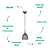 Pendente Copper 18cmx23cm 1xE27 Bulbo Max 40W Cobre Preto XN002 - Imagem 3