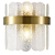 Arandela Nexia 26cmx15,5cmx25,5cm 2xG9 Halopin Max 5W Transparente Dourado NEX1AR01TR026 - Imagem 1