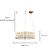 Pendente Led Monile 25W 3000K 1500Lm 60cmx18cm Transparente Dourado MON1PD01TR060 - Imagem 4