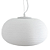 Pendente Vesper Opalino 33cmx19cm 1xE27 Bulbo Max 40W Branco VES3PD01OP033 - Imagem 1