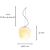 Pendente Vesper Opalino 20cmx21cm 1xE27 Bulbo Max 40W Branco VES2PD01OP020 - Imagem 4