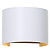 Arandela Led Rondo 3000K 300Lm 13,5cmx11,7cmx10cm Branco Ip65 Branco RON1AR01BR014 - Imagem 1