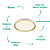 Plafon Led 60W 4K 6K 4800Lm 40cm Gold DCX02313D - Imagem 3