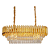 Pendente Lustre 8xE14 Dourado DCD06512 - Imagem 1