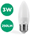 Lampada Led Vela Lisa 3w 250lm E27 - Imagem 2