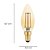 Lâmpada Led Vela Lisa 2,5W 2200K 200Lm E14 Ambar Filamento - Imagem 5