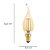 Lâmpada Led Vela Chama 2,5W 2200K 200Lm E14 Ambar Filamento - Imagem 4