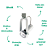 Spot de Trilho Basic PAR20 E27 6,5X16cm Branco DL030B - Imagem 3