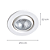 Spot Embutir Pop AR111 Gu10 14X2,5cm Branco DL066 - Imagem 5
