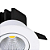 Spot Embutir Led Foko 3W 3000K 7X6cm Branco DL108R - Imagem 5