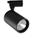 Spot de Trilho Led 10W 2700K 850LM 6,9X14,2cm Preto DL143P10 - Imagem 1