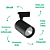 Spot de Trilho Led 10W 2700K 850LM 6,9X14,2cm Preto DL143P10 - Imagem 3