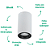 Spot Sobrepor Led Dot 10W 3000K 600LM 6X10,3cm Branco DL148W - Imagem 3