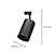 Spot de Trilho Click PAR30 E27 10,3X11,4cm Preto DL169P30B - Imagem 5