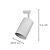 Spot de Trilho Click PAR30 E27 10,3X11,4cm Branco DL169P30W - Imagem 6