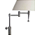 Abajur Nickel E27 33X42X65cm Niquel Bege LU001T - Imagem 5
