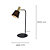 Abajur Pipe E14 20X49,5cm Dourado Preto ME002 - Imagem 4