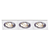 Spot Embutir Ecco Triplo MR11 GU10 22X7,5X3cm Prata NS5103A - Imagem 1