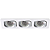 Spot Embutir Monet 3XGU10 AR70 Max 40W 35cmX13cmX2,5cm Branco IP20 NS6703B - Imagem 1