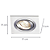 Spot Embutir Ecco AR111 Gu10 17X17X5cm Prata NS5111A - Imagem 4